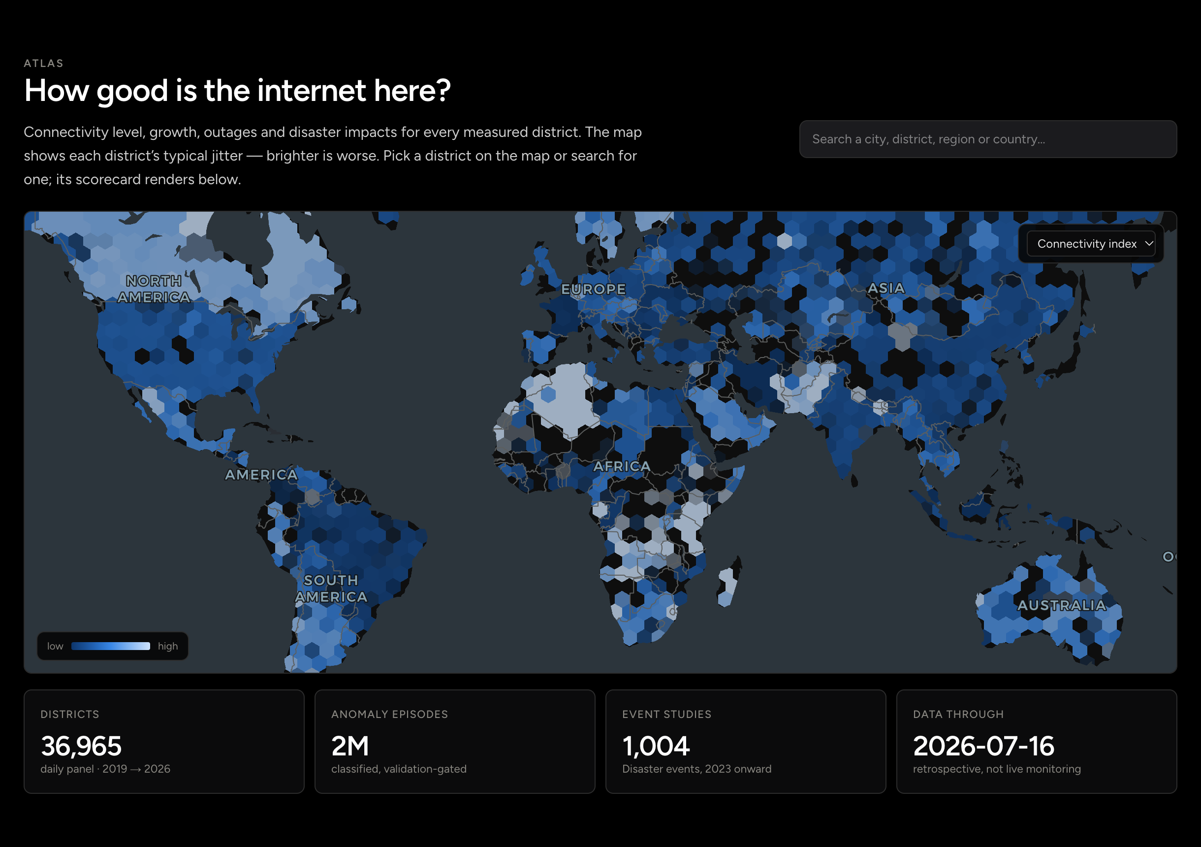 Regional Intelligence: Atlas